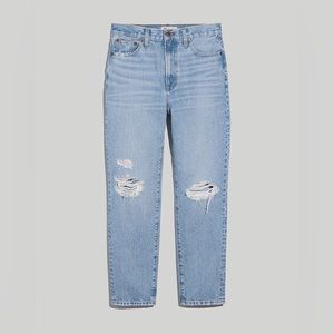 Madewell The Perfect Vintage Jean in Grandbay Wash: Ripped Edition